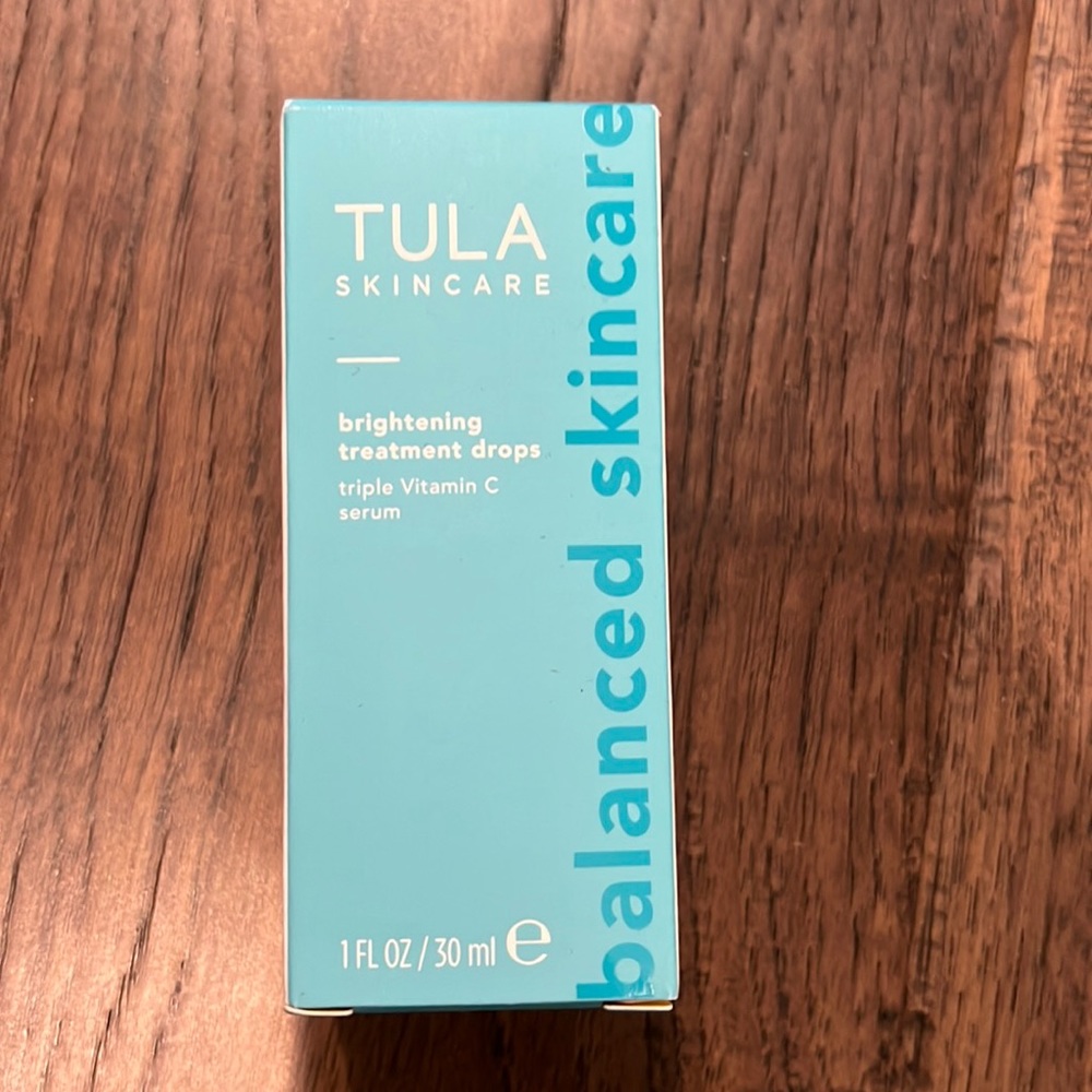 NIB Tula Brightening Treatment Drops Triple Vitamin C Serum
